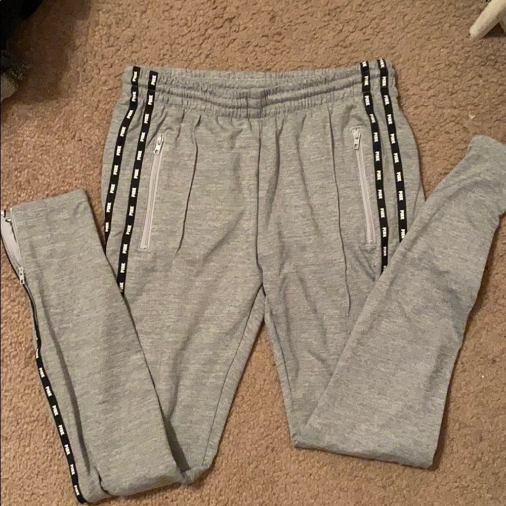 VS Pink Sweatpants Skinny Leg Track Pants